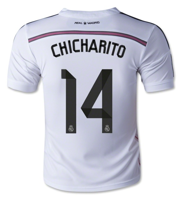 REAL MADRID CHICHARITO 2014-2015 ORIGINAL THIRD JERSEY Size M