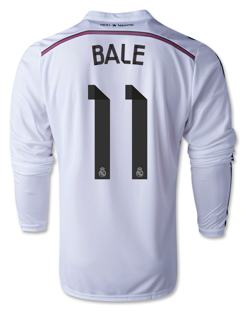 Gareth Bale Long Sleeve Jersey 2014/2015